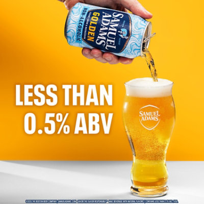 Samuel Adams Golden Non-Alcoholic Beer Cans - 6 -12 Fl. Oz. - Image 3