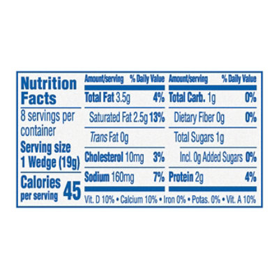 The Laughing Cow Creamy Original Spreadable Cheese Wedges 8 Count - 5.4 Oz - Image 5
