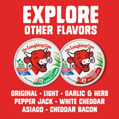 The Laughing Cow Creamy Original Spreadable Cheese Wedges 8 Count - 5.4 Oz - Image 7