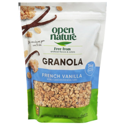 Open Nature French Vanilla Granola - 12 Oz