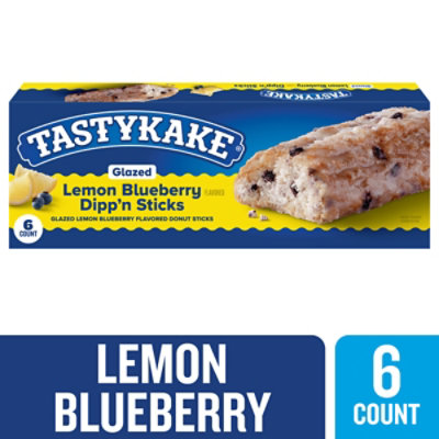 Tastykake Glazed Dippn Sticks Lemon Blueberry Donut Sticks - 6 Count - Image 2