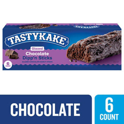 Tastykake Glazed Dippn Sticks Chocolate Donut Sticks - 6 Count - Image 2