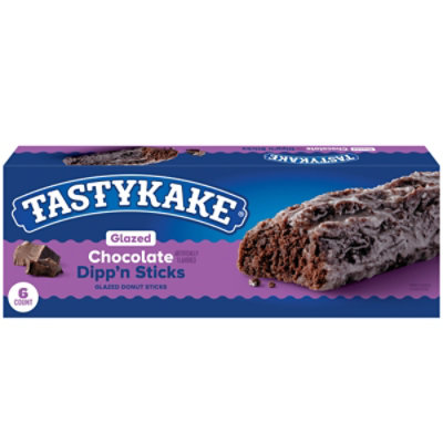 Tastykake Glazed Dippn Sticks Chocolate Donut Sticks - 6 Count - Image 3