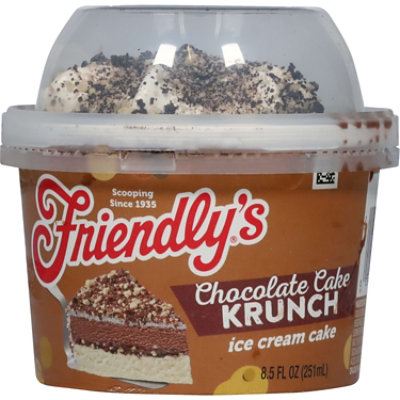 Friendly's Chocolate Krunch Ice Cream Cake Singles Cup - 8.5 Fl. Oz. - Image 1