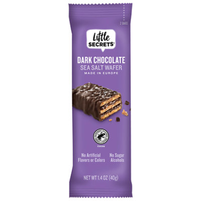 Little Secrets Dark Chocolate Sea Salt Mini Wafer - 7 Oz - Image 1