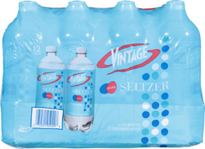 Vintage Regular Seltzer Water - 33.8 Fl. Oz. - Image 6