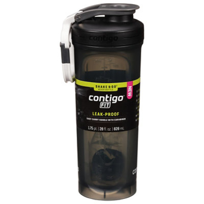 Contigo Fit Shake & Go 2.0 Plastic Shaker Water Bottle 