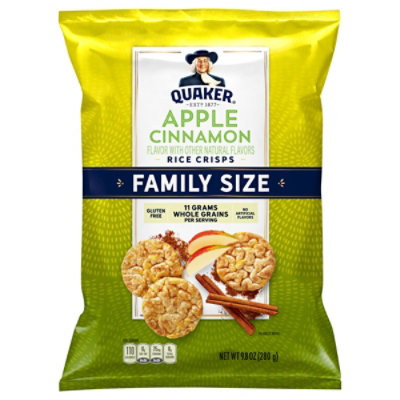 Quaker Rice Crisps Apple Cinnamon - 9.8 Oz - Image 3