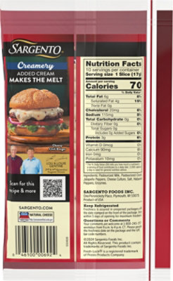 Sargento Creamery Sliced Pepper Jack Natural Cheese - 10 Count - Image 6