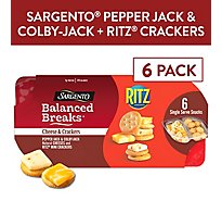 Sargento Balanced Breaks Pepper Jack/colby Jack Cheese Plus Mini Ritz - 9 Oz