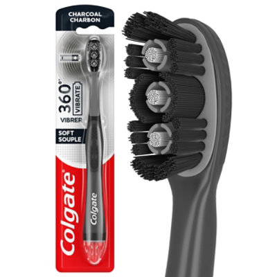 Colgate 360 Charcoal Spin Battery Toothbrush - Each - Image 1