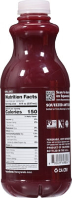 Pomegranate Squeezed 100% Juice - 32 Oz - Image 5