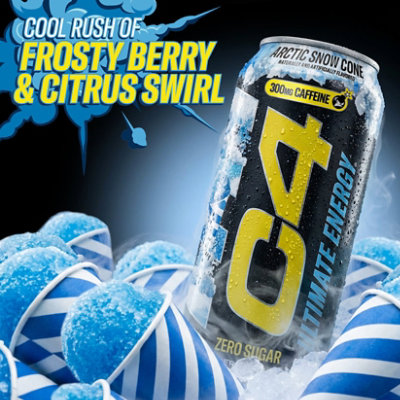 C4 Ultimate Energy Arctic Snow Cone - 16 Fl. Oz. - Image 2