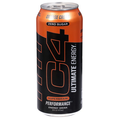 C4 Energy Orange Cream Energy Drink - 16 Fl. Oz. - Image 3