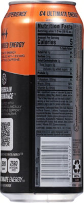 C4 Energy Orange Cream Energy Drink - 16 Fl. Oz. - Image 6