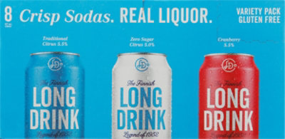 Long Drink Crisp Soda Variety In Cans - 8-12 Fl. Oz. - Image 3