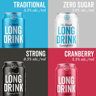 Long Drink Crisp Soda Variety In Cans - 8-12 Fl. Oz. - Image 3