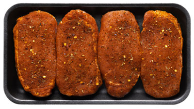 Thin Cut Cajun Seasoning Pork Chops - 1 Lb - Image 1