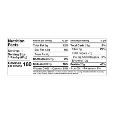 Legendary Foods Protein Pastry - Birthday Cake, 2.2 oz - Image 4