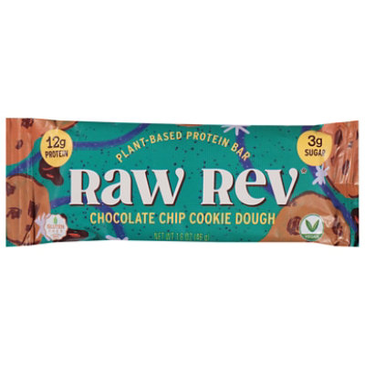 Raw Rev Protein Bar Glo Chocolate Chip Cookie Dough - 1.6 OZ - Image 1