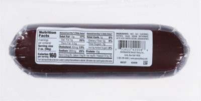Yanceys Fancy Summer Beef Sausage - 12 Oz - Image 6