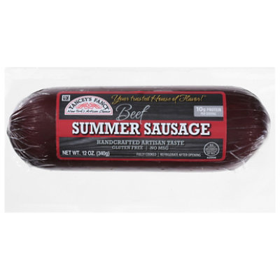 Yanceys Fancy Summer Beef Sausage - 12 Oz - Image 2