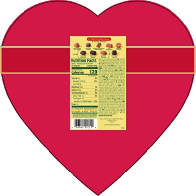 WHITMAN'S SAMPLER Valentine's Cheetah Heart Assorted Milk & Dark Chocolate Gift Box - 6.25 Oz - Image 5