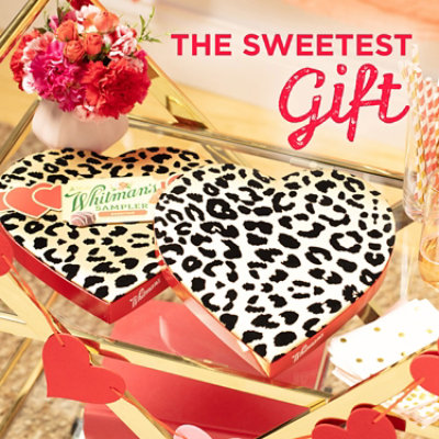 WHITMAN'S SAMPLER Valentine's Cheetah Heart Assorted Milk & Dark Chocolate Gift Box - 6.25 Oz - Image 4