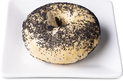 Poppyseed Bagel - Each (available between 6 AM to 2 PM) - Image 1