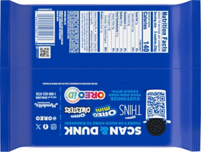 OREO Double Stuf Chocolate Sandwich Cookies - 14.03 Oz - Image 6