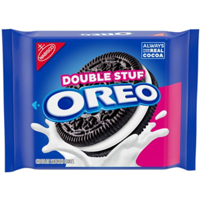 OREO Double Stuf Chocolate Sandwich Cookies - 14.03 Oz - Image 1