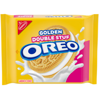 Oreo Golden Double Stuf Sandwich Cookies 14.03 Oz - 14.03 OZ - Image 1