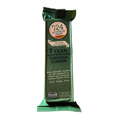 724 Wisconsin Select 7 Years Aged Wisconsin Cheddar - 5 Oz