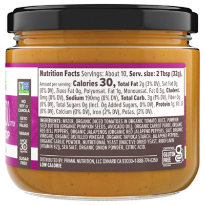 Primal Kitchen Queso Dip Spicy - 11.5 OZ - Image 5