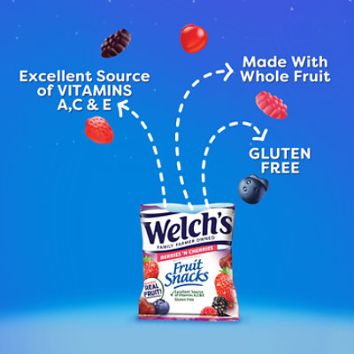 Welch's Berries 'N Cherries Fruit Snacks Pouches - 40-0.8 Oz - Image 7