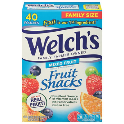 Welchs Mixed Fruit Fruit Snacks Pouches - 40-0.8 Oz - Image 4