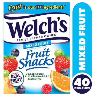 Welchs Mixed Fruit Fruit Snacks Pouches - 40-0.8 Oz - Image 2