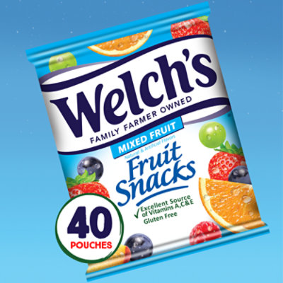 Welchs Mixed Fruit Fruit Snacks Pouches - 40-0.8 Oz - Image 3