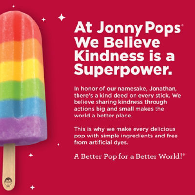 JonnyPops Organic Rainbow Popsicle - 14.8 Fl. Oz. - Image 5