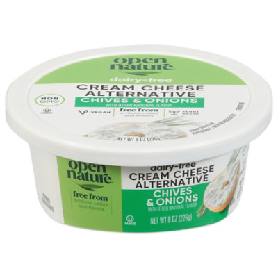 Open Nature Plant Based Cream Cheese Chive 8 Ounce - 8 Oz - Image 2