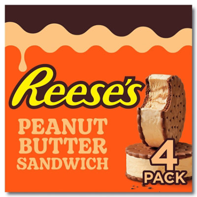 Reese's Frozen Dairy Dessert Sandwich Peanut Butter - 4 Oz. - Image 1