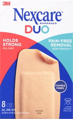 Nexcare Duo Bandages Knee And Elbow - 8 Count - Image 4