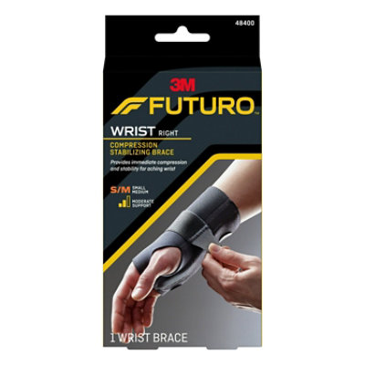 Futuro Compression Stabilizing Wrist Brace Right Hand Small Medium - Each - Image 2