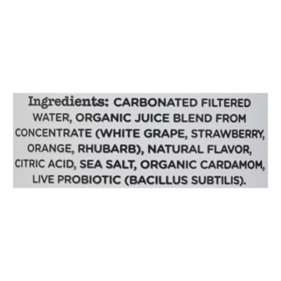 Culture Pop Probiotic Strawberry and Rhubarb Soda - 12 Fl. Oz. - Image 5