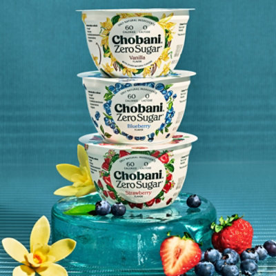 Chobani With Zero Sugar Black Cherry Yogurt - 5.3 Oz - Image 6