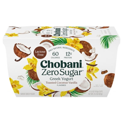 Chobani Zero Sugar Toasted Coconut Vanilla - 4-5.3Oz - Image 3