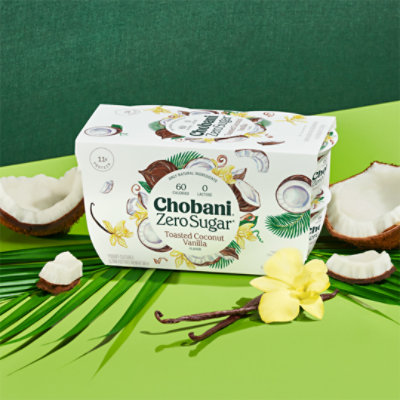 Chobani Zero Sugar Toasted Coconut Vanilla - 4-5.3Oz - Image 5