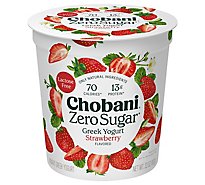 Chobani With Zero Sugar Strawb Yogurt - 32 Oz