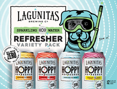 Lagunitas Hoppy Refresher Variety Pack Cans - 12-12 Fl. Oz. - Image 1