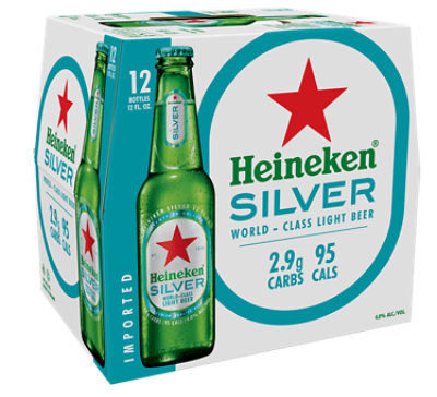 Heineken Silver Bottle - 12-12 Fl. Oz. - Image 1